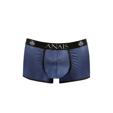 Boxer Uomo Navy a Righe in Raso, Comfort e Stile Sportivo
